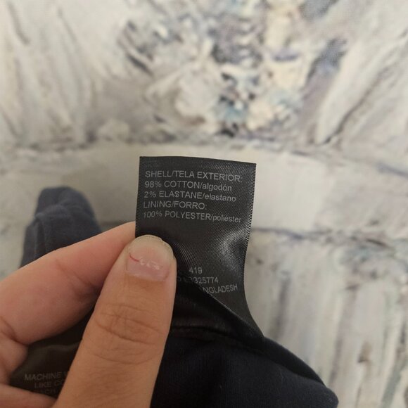 NWT Haggar Comfort Stretch Jacket Slim Fit Small 36/38 Blue Smart Wash $140 - Picture 10 of 11